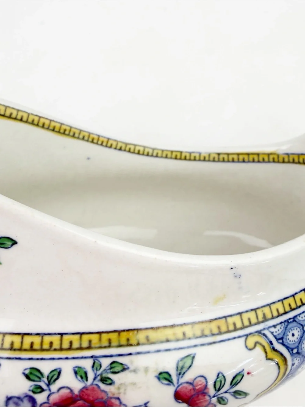 Vintage Booths Silicon China Chester Pattern Gravy Boat England Rd 660099